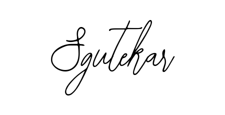 Stand out with a creative autograph for Sgutekar. The Bearetta-2O07w styling blends modern aesthetics with classic signature flourishes. Sgutekar signature style 12 images and pictures png