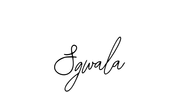 Use a signature maker to create a handwritten signature online. With this signature software, you can design (Bearetta-2O07w) your own signature for name Sgwala. Sgwala signature style 12 images and pictures png