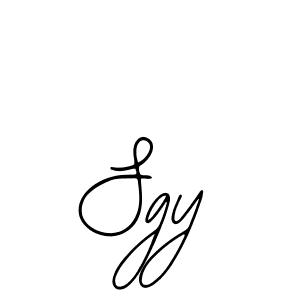 It looks lik you need a new signature style for name Sgy. Design unique handwritten (Bearetta-2O07w) signature with our free signature maker in just a few clicks. Sgy signature style 12 images and pictures png