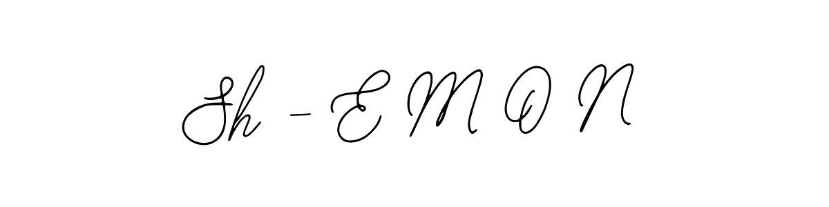 Make a beautiful signature design for name Sh - E M O N. With this signature (Bearetta-2O07w) style, you can create a handwritten signature for free. Sh - E M O N signature style 12 images and pictures png