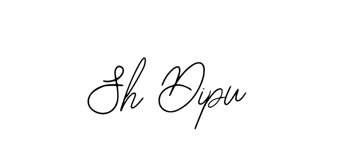 You should practise on your own different ways (Bearetta-2O07w) to write your name (Sh Dipu) in signature. don't let someone else do it for you. Sh Dipu signature style 12 images and pictures png