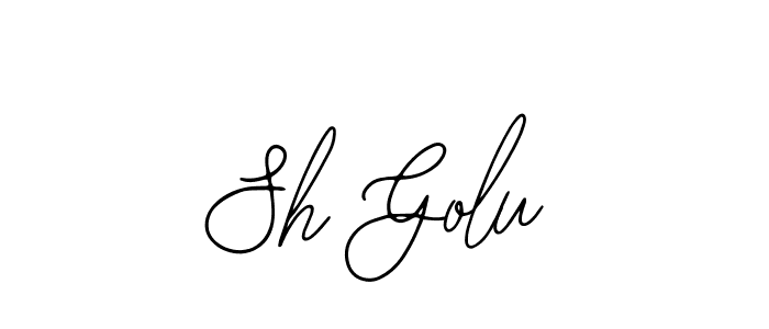 Sh Golu stylish signature style. Best Handwritten Sign (Bearetta-2O07w) for my name. Handwritten Signature Collection Ideas for my name Sh Golu. Sh Golu signature style 12 images and pictures png