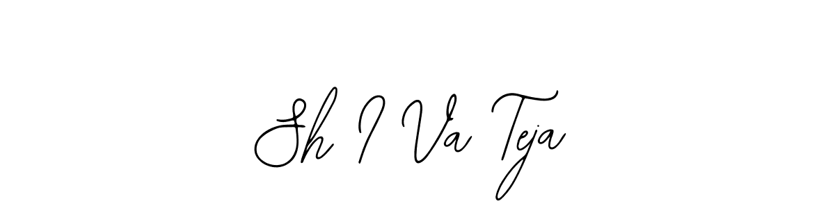 How to make Sh I Va Teja name signature. Use Bearetta-2O07w style for creating short signs online. This is the latest handwritten sign. Sh I Va Teja signature style 12 images and pictures png