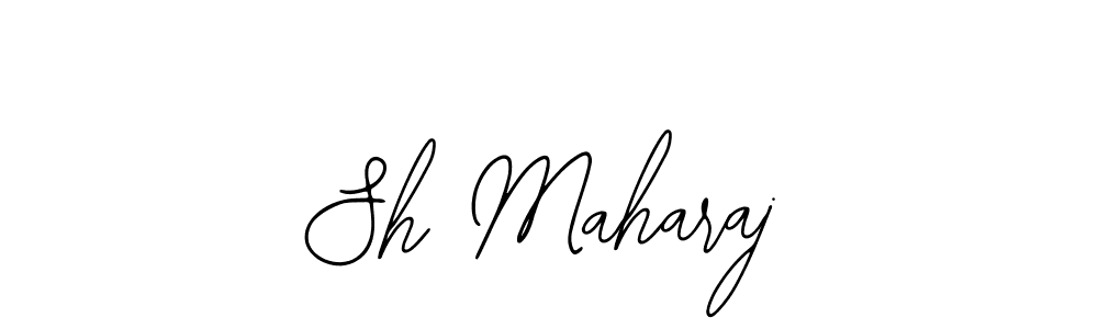 Also You can easily find your signature by using the search form. We will create Sh Maharaj name handwritten signature images for you free of cost using Bearetta-2O07w sign style. Sh Maharaj signature style 12 images and pictures png