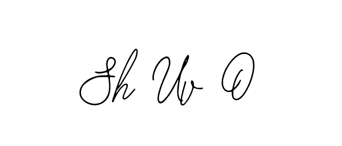 Use a signature maker to create a handwritten signature online. With this signature software, you can design (Bearetta-2O07w) your own signature for name Sh Uv O. Sh Uv O signature style 12 images and pictures png