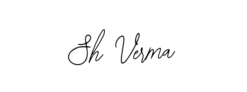 if you are searching for the best signature style for your name Sh Verma. so please give up your signature search. here we have designed multiple signature styles  using Bearetta-2O07w. Sh Verma signature style 12 images and pictures png
