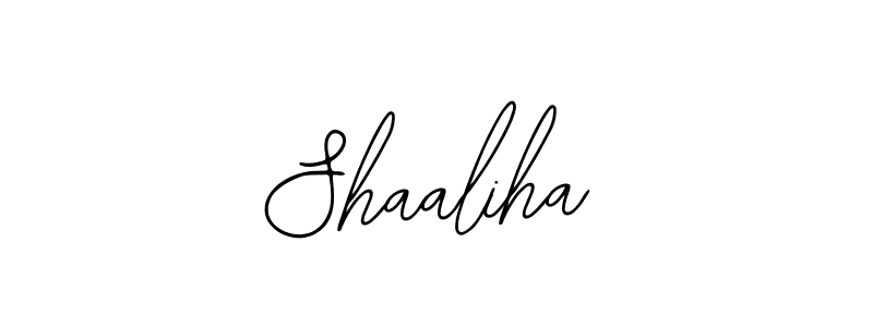 Design your own signature with our free online signature maker. With this signature software, you can create a handwritten (Bearetta-2O07w) signature for name Shaaliha. Shaaliha signature style 12 images and pictures png