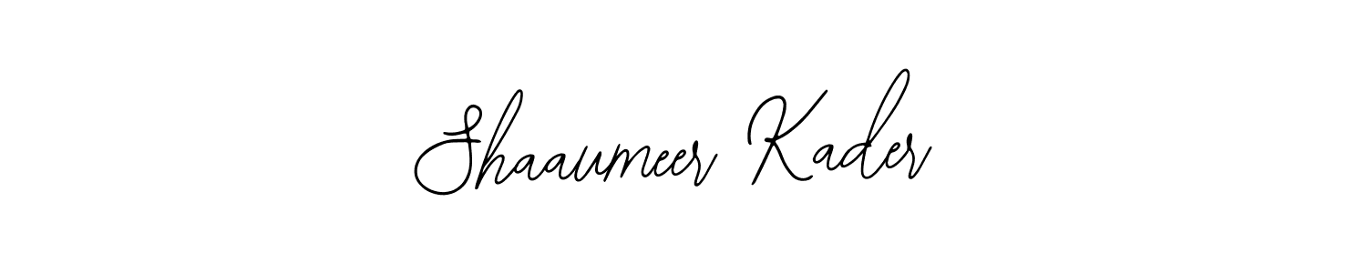 Make a beautiful signature design for name Shaaumeer Kader. With this signature (Bearetta-2O07w) style, you can create a handwritten signature for free. Shaaumeer Kader signature style 12 images and pictures png