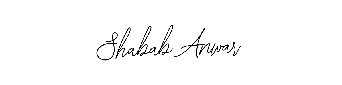 Create a beautiful signature design for name Shabab Anwar. With this signature (Bearetta-2O07w) fonts, you can make a handwritten signature for free. Shabab Anwar signature style 12 images and pictures png
