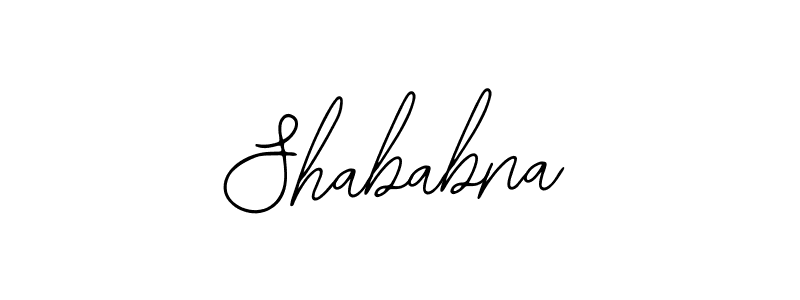 How to make Shababna signature? Bearetta-2O07w is a professional autograph style. Create handwritten signature for Shababna name. Shababna signature style 12 images and pictures png