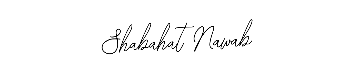 How to make Shabahat Nawab signature? Bearetta-2O07w is a professional autograph style. Create handwritten signature for Shabahat Nawab name. Shabahat Nawab signature style 12 images and pictures png