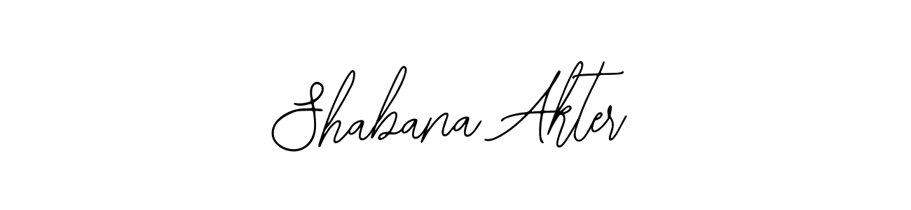 Design your own signature with our free online signature maker. With this signature software, you can create a handwritten (Bearetta-2O07w) signature for name Shabana Akter. Shabana Akter signature style 12 images and pictures png
