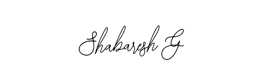Also we have Shabaresh G name is the best signature style. Create professional handwritten signature collection using Bearetta-2O07w autograph style. Shabaresh G signature style 12 images and pictures png