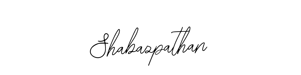 How to make Shabazpathan signature? Bearetta-2O07w is a professional autograph style. Create handwritten signature for Shabazpathan name. Shabazpathan signature style 12 images and pictures png