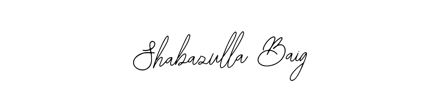 Shabazulla Baig stylish signature style. Best Handwritten Sign (Bearetta-2O07w) for my name. Handwritten Signature Collection Ideas for my name Shabazulla Baig. Shabazulla Baig signature style 12 images and pictures png