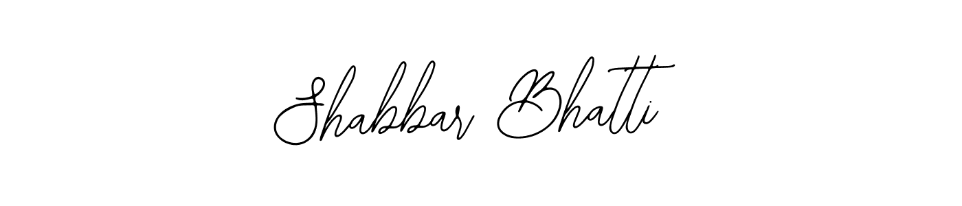 How to make Shabbar Bhatti signature? Bearetta-2O07w is a professional autograph style. Create handwritten signature for Shabbar Bhatti name. Shabbar Bhatti signature style 12 images and pictures png