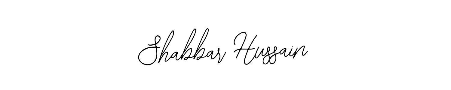 Create a beautiful signature design for name Shabbar Hussain. With this signature (Bearetta-2O07w) fonts, you can make a handwritten signature for free. Shabbar Hussain signature style 12 images and pictures png