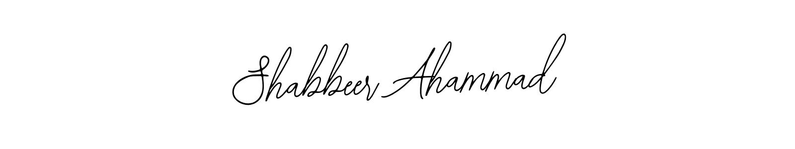 How to Draw Shabbeer Ahammad signature style? Bearetta-2O07w is a latest design signature styles for name Shabbeer Ahammad. Shabbeer Ahammad signature style 12 images and pictures png