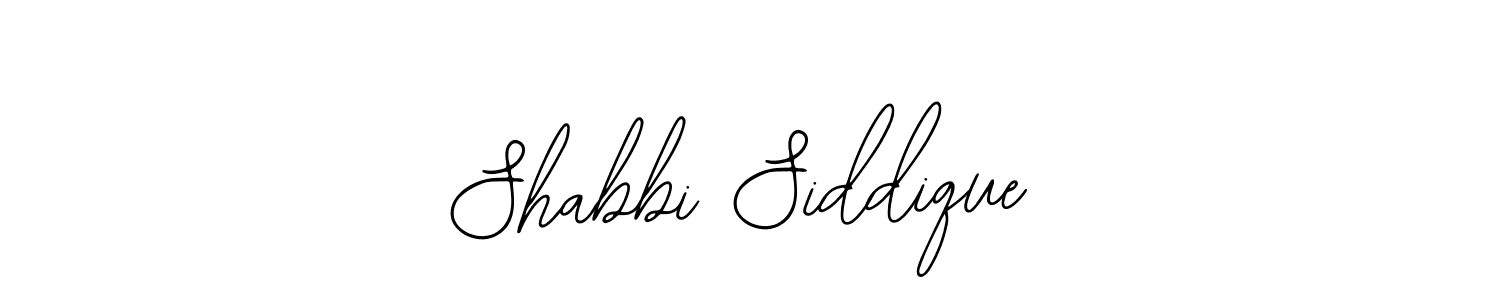 if you are searching for the best signature style for your name Shabbi Siddique. so please give up your signature search. here we have designed multiple signature styles  using Bearetta-2O07w. Shabbi Siddique signature style 12 images and pictures png