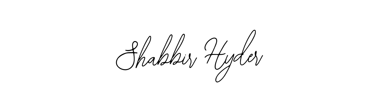 It looks lik you need a new signature style for name Shabbir Hyder. Design unique handwritten (Bearetta-2O07w) signature with our free signature maker in just a few clicks. Shabbir Hyder signature style 12 images and pictures png