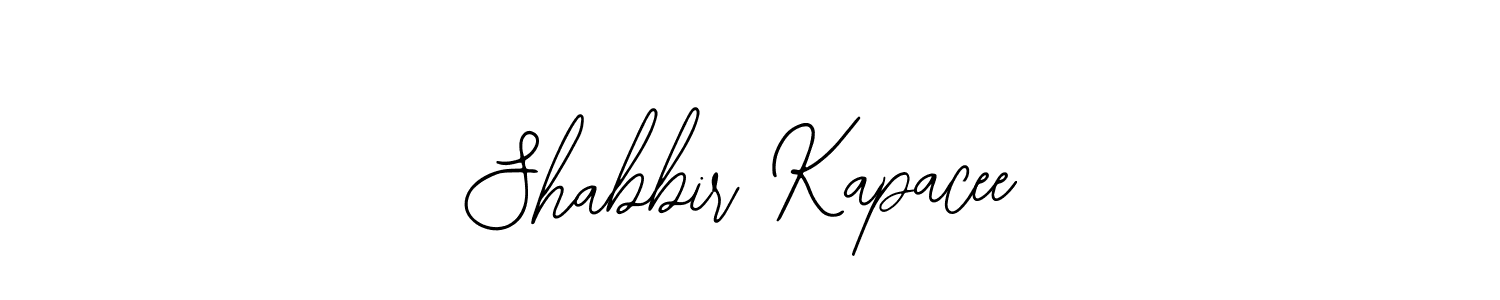 How to make Shabbir Kapacee signature? Bearetta-2O07w is a professional autograph style. Create handwritten signature for Shabbir Kapacee name. Shabbir Kapacee signature style 12 images and pictures png