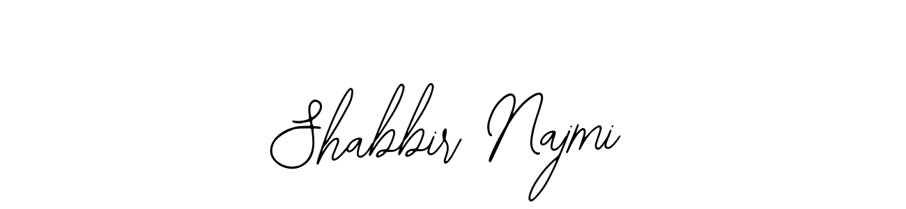 Shabbir Najmi stylish signature style. Best Handwritten Sign (Bearetta-2O07w) for my name. Handwritten Signature Collection Ideas for my name Shabbir Najmi. Shabbir Najmi signature style 12 images and pictures png