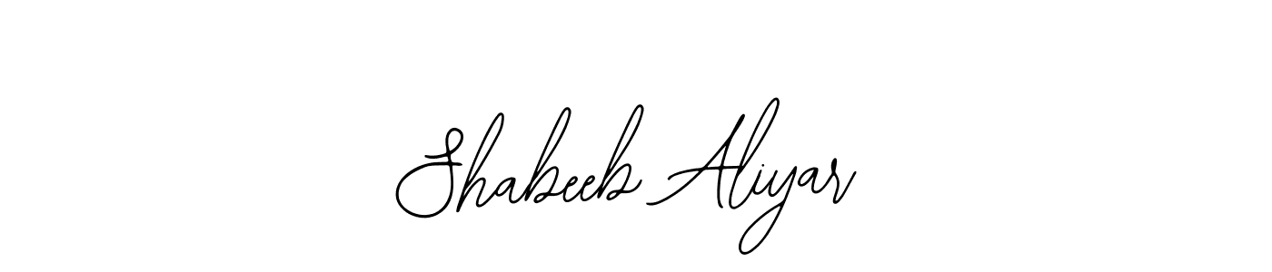 Make a beautiful signature design for name Shabeeb Aliyar. Use this online signature maker to create a handwritten signature for free. Shabeeb Aliyar signature style 12 images and pictures png