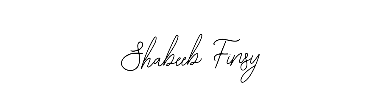 Shabeeb Finsy stylish signature style. Best Handwritten Sign (Bearetta-2O07w) for my name. Handwritten Signature Collection Ideas for my name Shabeeb Finsy. Shabeeb Finsy signature style 12 images and pictures png