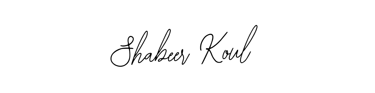 How to Draw Shabeer Koul signature style? Bearetta-2O07w is a latest design signature styles for name Shabeer Koul. Shabeer Koul signature style 12 images and pictures png