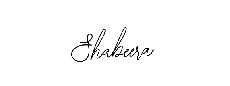 Design your own signature with our free online signature maker. With this signature software, you can create a handwritten (Bearetta-2O07w) signature for name Shabeera. Shabeera signature style 12 images and pictures png