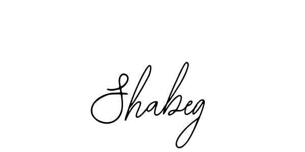 How to make Shabeg name signature. Use Bearetta-2O07w style for creating short signs online. This is the latest handwritten sign. Shabeg signature style 12 images and pictures png