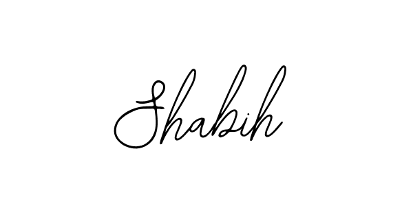 if you are searching for the best signature style for your name Shabih. so please give up your signature search. here we have designed multiple signature styles  using Bearetta-2O07w. Shabih signature style 12 images and pictures png