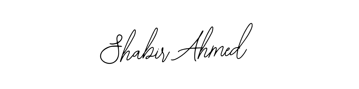 Create a beautiful signature design for name Shabir Ahmed. With this signature (Bearetta-2O07w) fonts, you can make a handwritten signature for free. Shabir Ahmed signature style 12 images and pictures png