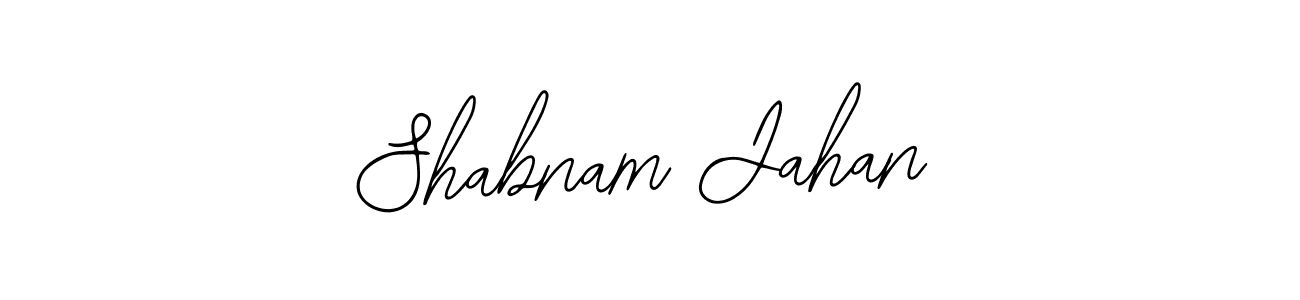 Make a beautiful signature design for name Shabnam Jahan. Use this online signature maker to create a handwritten signature for free. Shabnam Jahan signature style 12 images and pictures png