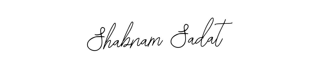 Create a beautiful signature design for name Shabnam Sadat. With this signature (Bearetta-2O07w) fonts, you can make a handwritten signature for free. Shabnam Sadat signature style 12 images and pictures png