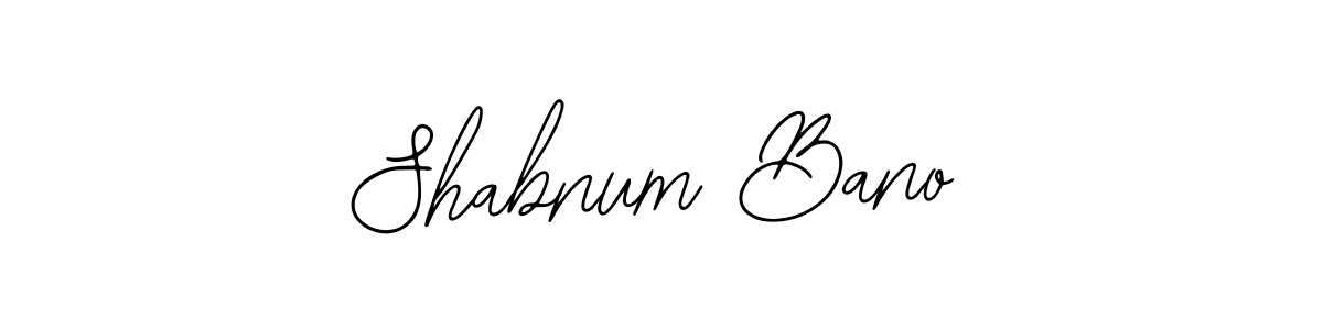 Use a signature maker to create a handwritten signature online. With this signature software, you can design (Bearetta-2O07w) your own signature for name Shabnum Bano. Shabnum Bano signature style 12 images and pictures png