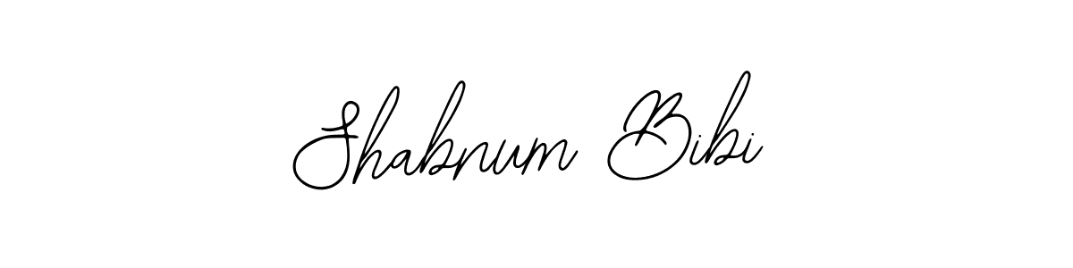 Design your own signature with our free online signature maker. With this signature software, you can create a handwritten (Bearetta-2O07w) signature for name Shabnum Bibi. Shabnum Bibi signature style 12 images and pictures png