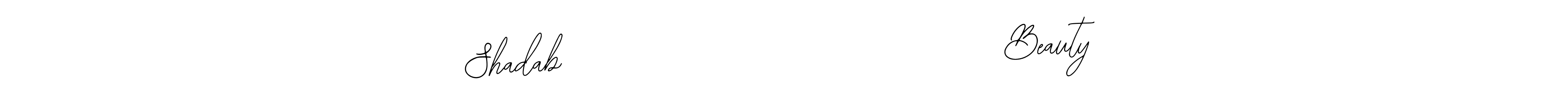Design your own signature with our free online signature maker. With this signature software, you can create a handwritten (Bearetta-2O07w) signature for name Shadab                                Beauty. Shadab                                Beauty signature style 12 images and pictures png