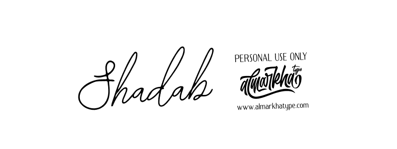 if you are searching for the best signature style for your name Shadab 7. so please give up your signature search. here we have designed multiple signature styles  using Bearetta-2O07w. Shadab 7 signature style 12 images and pictures png