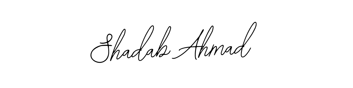 How to make Shadab Ahmad signature? Bearetta-2O07w is a professional autograph style. Create handwritten signature for Shadab Ahmad name. Shadab Ahmad signature style 12 images and pictures png