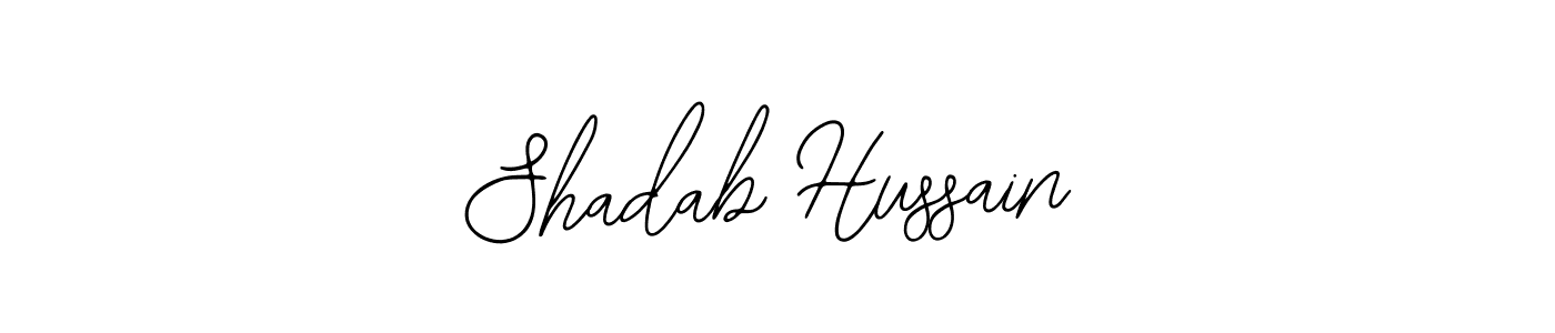 How to Draw Shadab Hussain signature style? Bearetta-2O07w is a latest design signature styles for name Shadab Hussain. Shadab Hussain signature style 12 images and pictures png