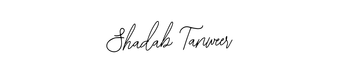 Make a beautiful signature design for name Shadab Tanweer. With this signature (Bearetta-2O07w) style, you can create a handwritten signature for free. Shadab Tanweer signature style 12 images and pictures png