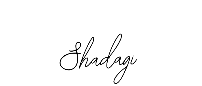 Shadagi stylish signature style. Best Handwritten Sign (Bearetta-2O07w) for my name. Handwritten Signature Collection Ideas for my name Shadagi. Shadagi signature style 12 images and pictures png