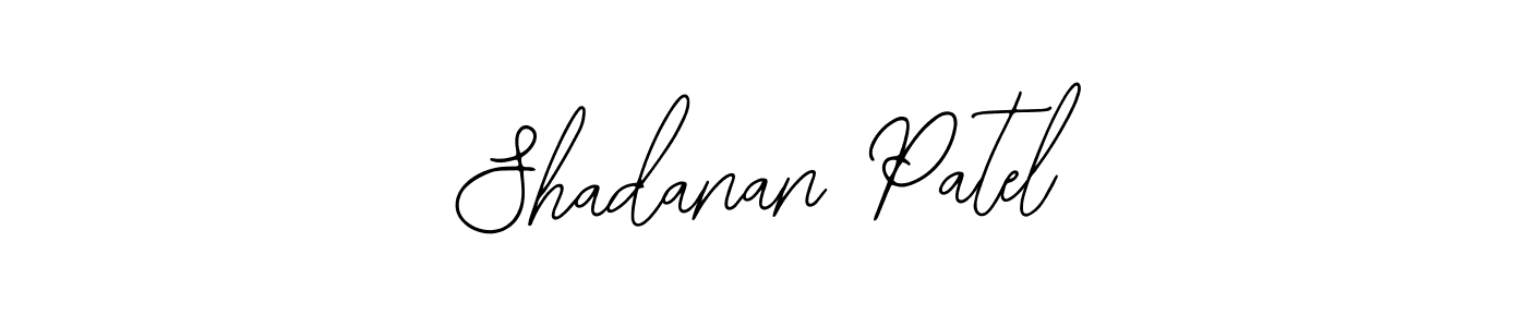 Use a signature maker to create a handwritten signature online. With this signature software, you can design (Bearetta-2O07w) your own signature for name Shadanan Patel. Shadanan Patel signature style 12 images and pictures png