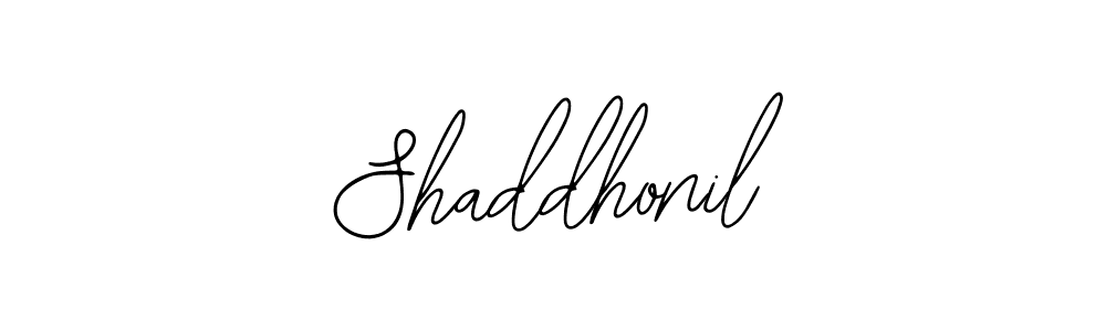 Design your own signature with our free online signature maker. With this signature software, you can create a handwritten (Bearetta-2O07w) signature for name Shaddhonil. Shaddhonil signature style 12 images and pictures png