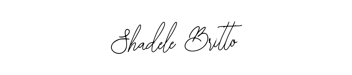 Create a beautiful signature design for name Shadele Britto. With this signature (Bearetta-2O07w) fonts, you can make a handwritten signature for free. Shadele Britto signature style 12 images and pictures png