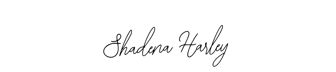 Make a beautiful signature design for name Shadena Harley. With this signature (Bearetta-2O07w) style, you can create a handwritten signature for free. Shadena Harley signature style 12 images and pictures png