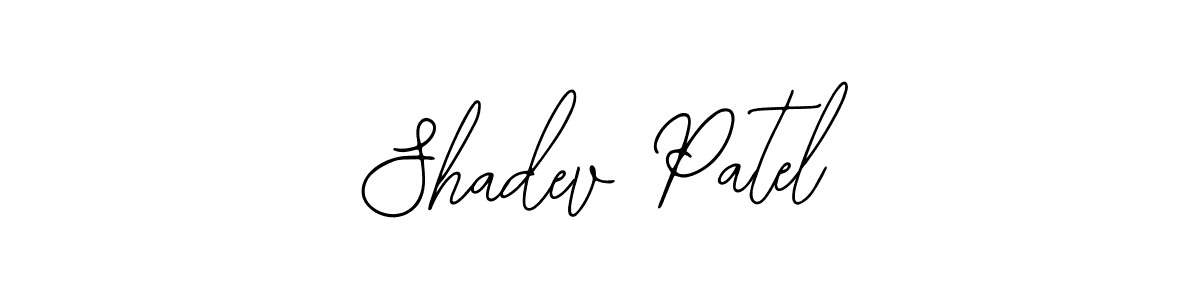 Make a beautiful signature design for name Shadev Patel. Use this online signature maker to create a handwritten signature for free. Shadev Patel signature style 12 images and pictures png