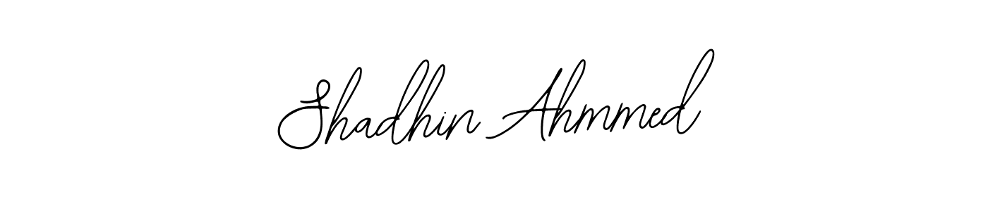 The best way (Bearetta-2O07w) to make a short signature is to pick only two or three words in your name. The name Shadhin Ahmmed include a total of six letters. For converting this name. Shadhin Ahmmed signature style 12 images and pictures png