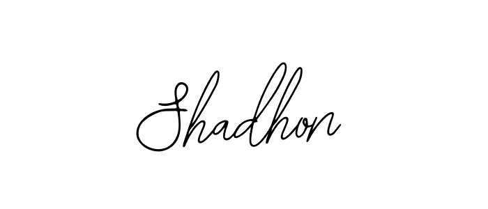 Shadhon stylish signature style. Best Handwritten Sign (Bearetta-2O07w) for my name. Handwritten Signature Collection Ideas for my name Shadhon. Shadhon signature style 12 images and pictures png